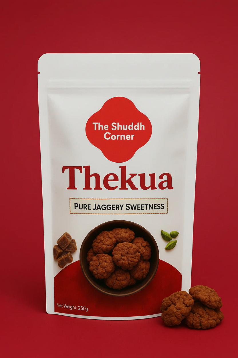 Jaggery Thekua - Traditional Sweet Snack with Pure Gur (250g)