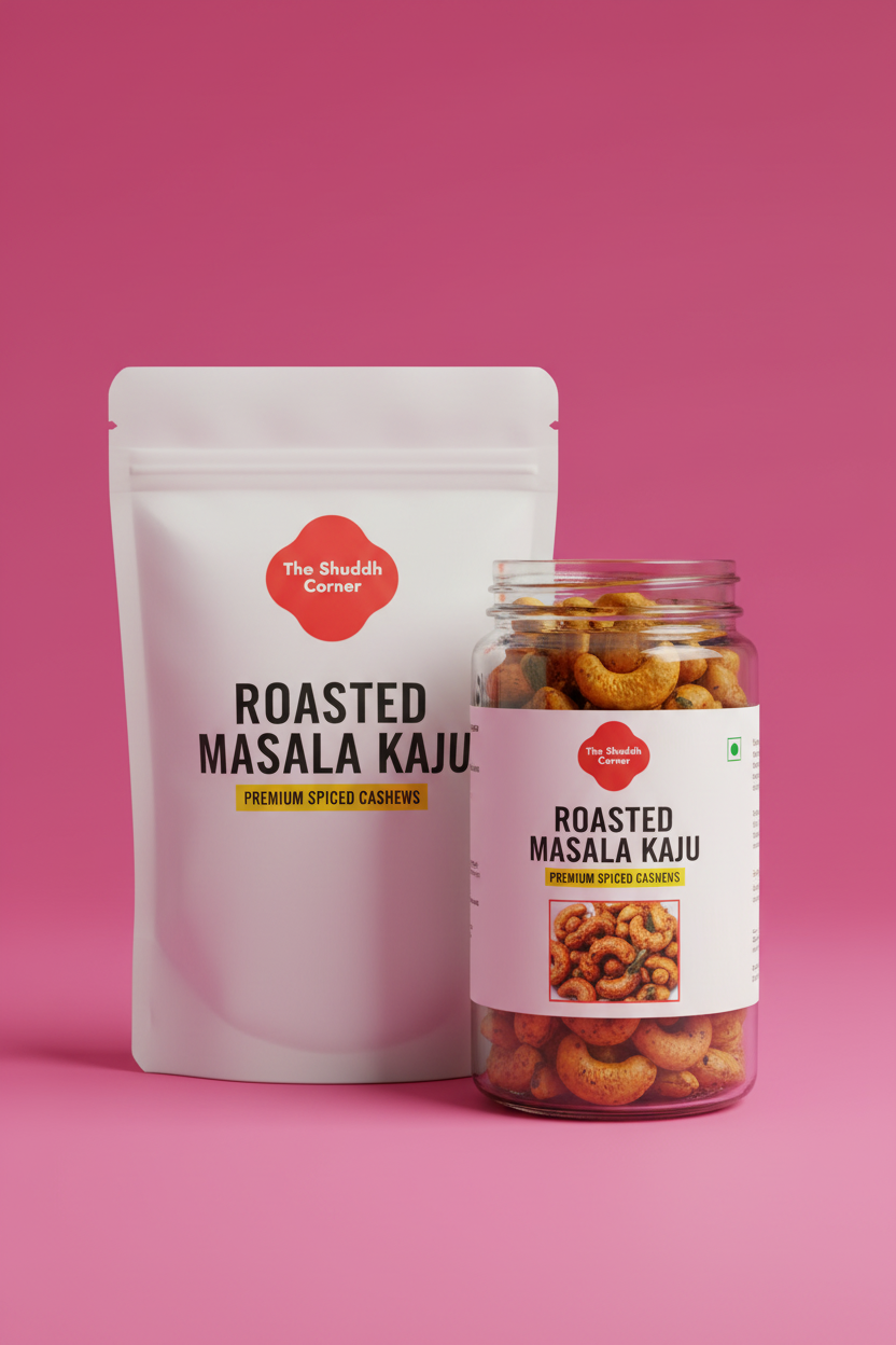 Roasted Masala Kaju - Premium Spiced Cashews (160g)