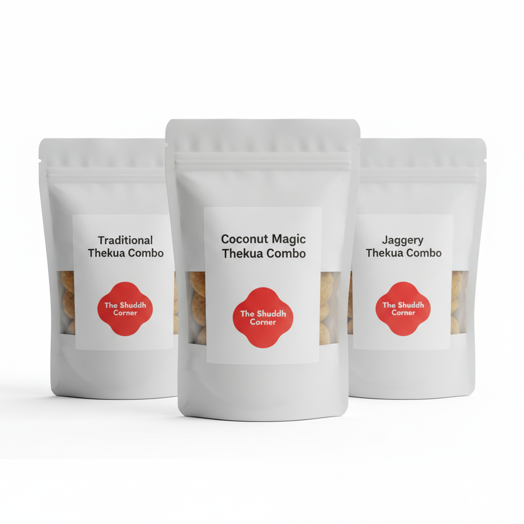 Traditional Thekua 3-Pack Combo - Assorted Flavors (750g)