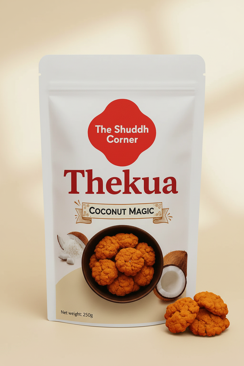 Coconut Magic Thekua Light Background