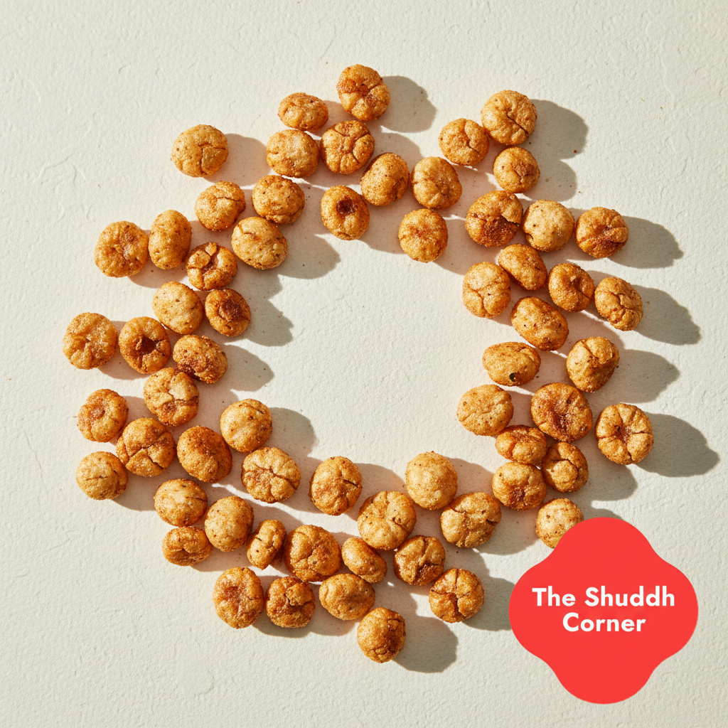 Flat Lay Makhana with Logo