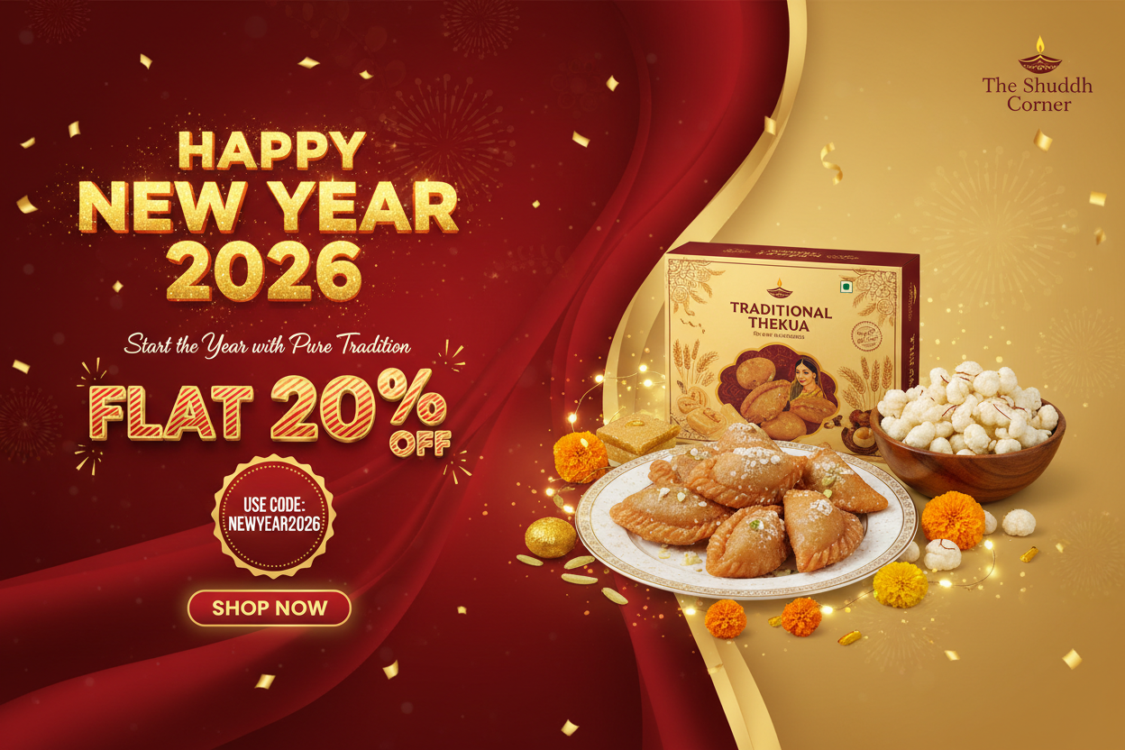 Happy New Year 2026 Banner - The Shuddh Corner