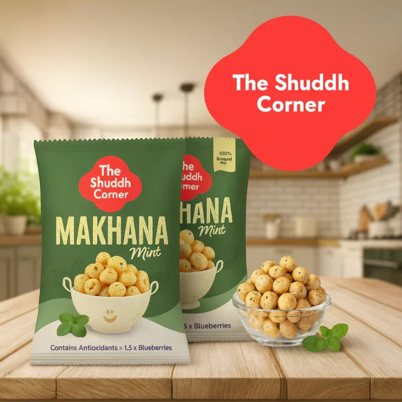 Roasted Makhana - Refreshing Mint Flavor 